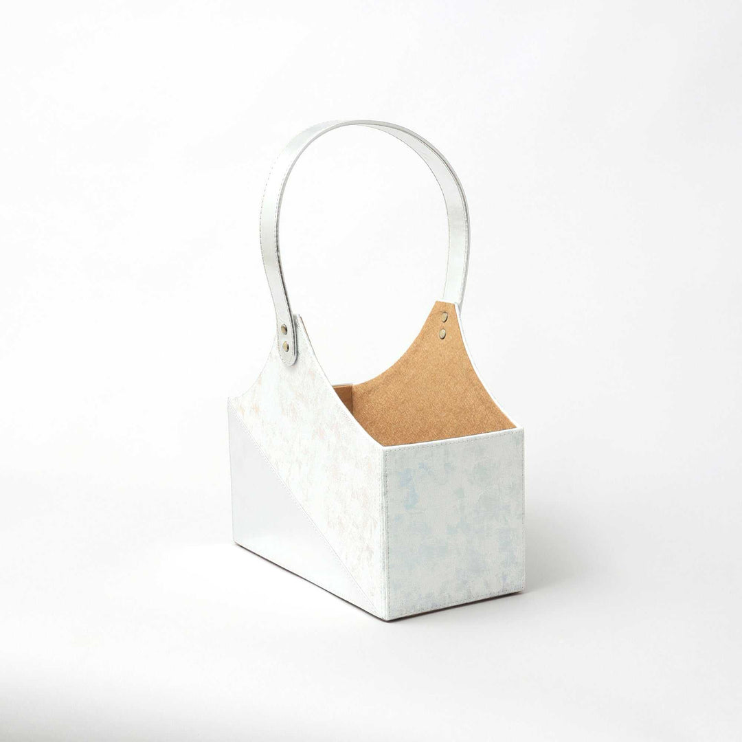 Silver Gradient Moon Cut Basket for Contemporary Gift Hampers
