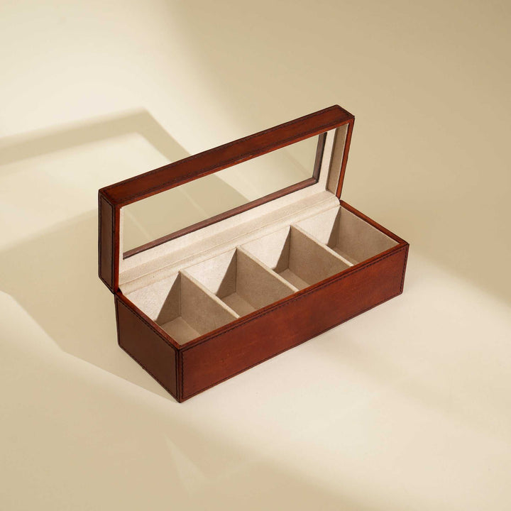 Luxury Leather Watch Box Elegant and Secure Timepiece Storage
