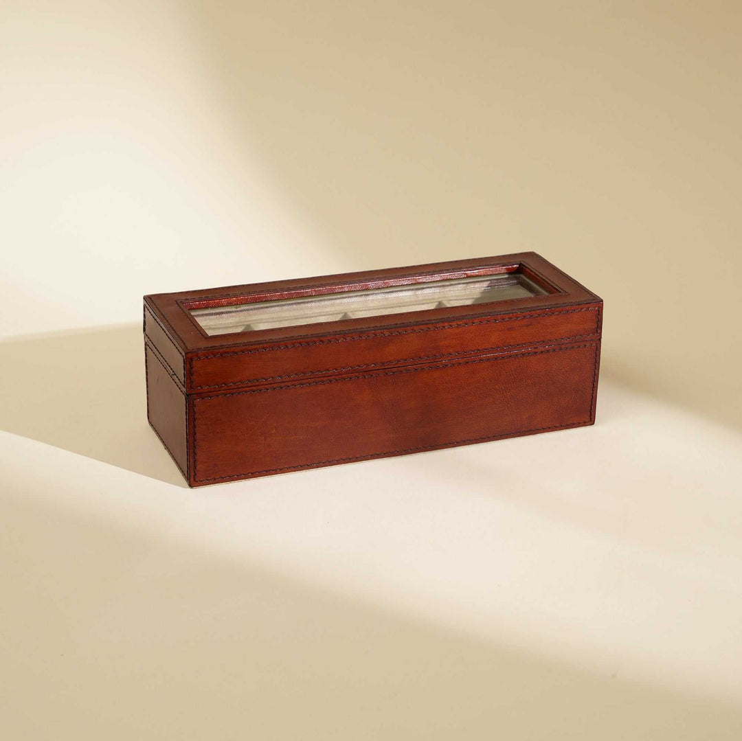 Luxury Leather Watch Box Elegant and Secure Timepiece Storage
