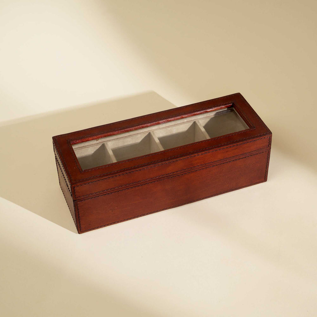 Luxury Leather Watch Box Elegant and Secure Timepiece Storage