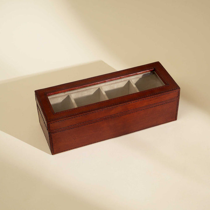 Luxury Leather Watch Box Elegant and Secure Timepiece Storage