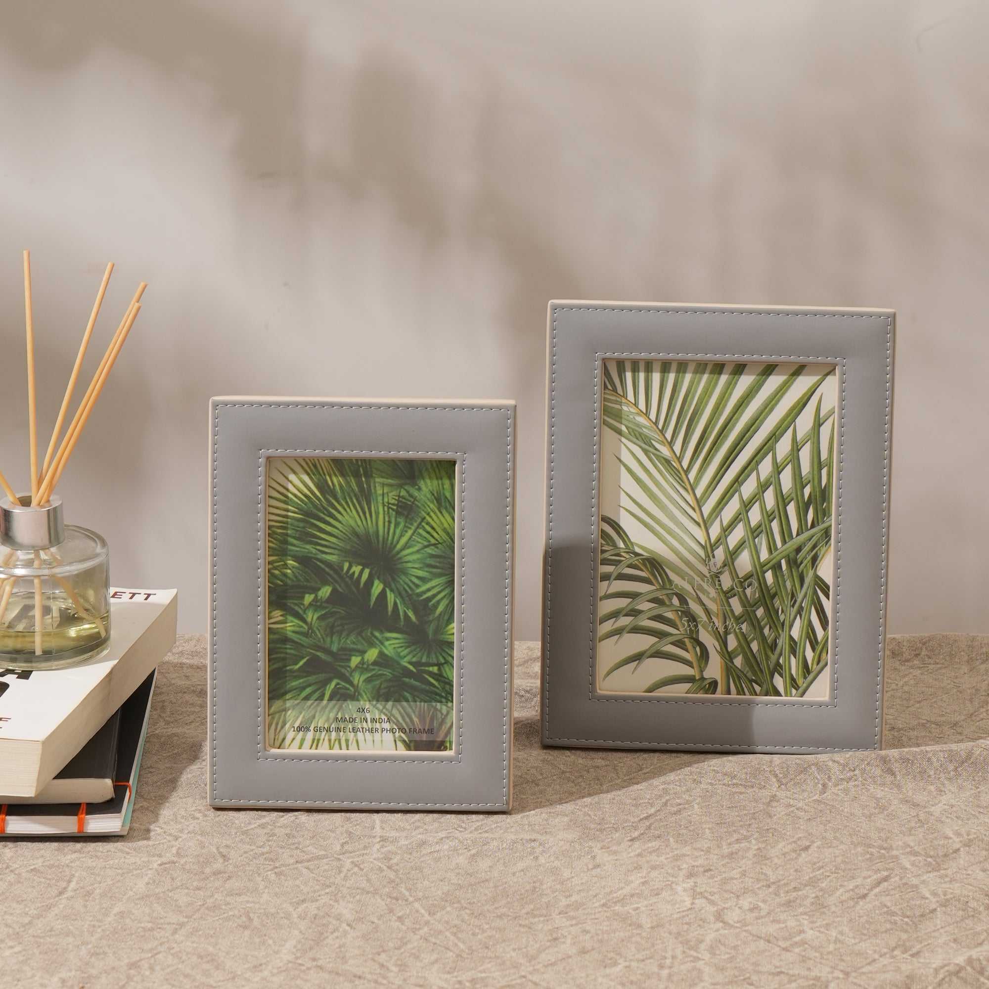 Sleek Grey Photo Frame for Displaying Your Favorite Memories