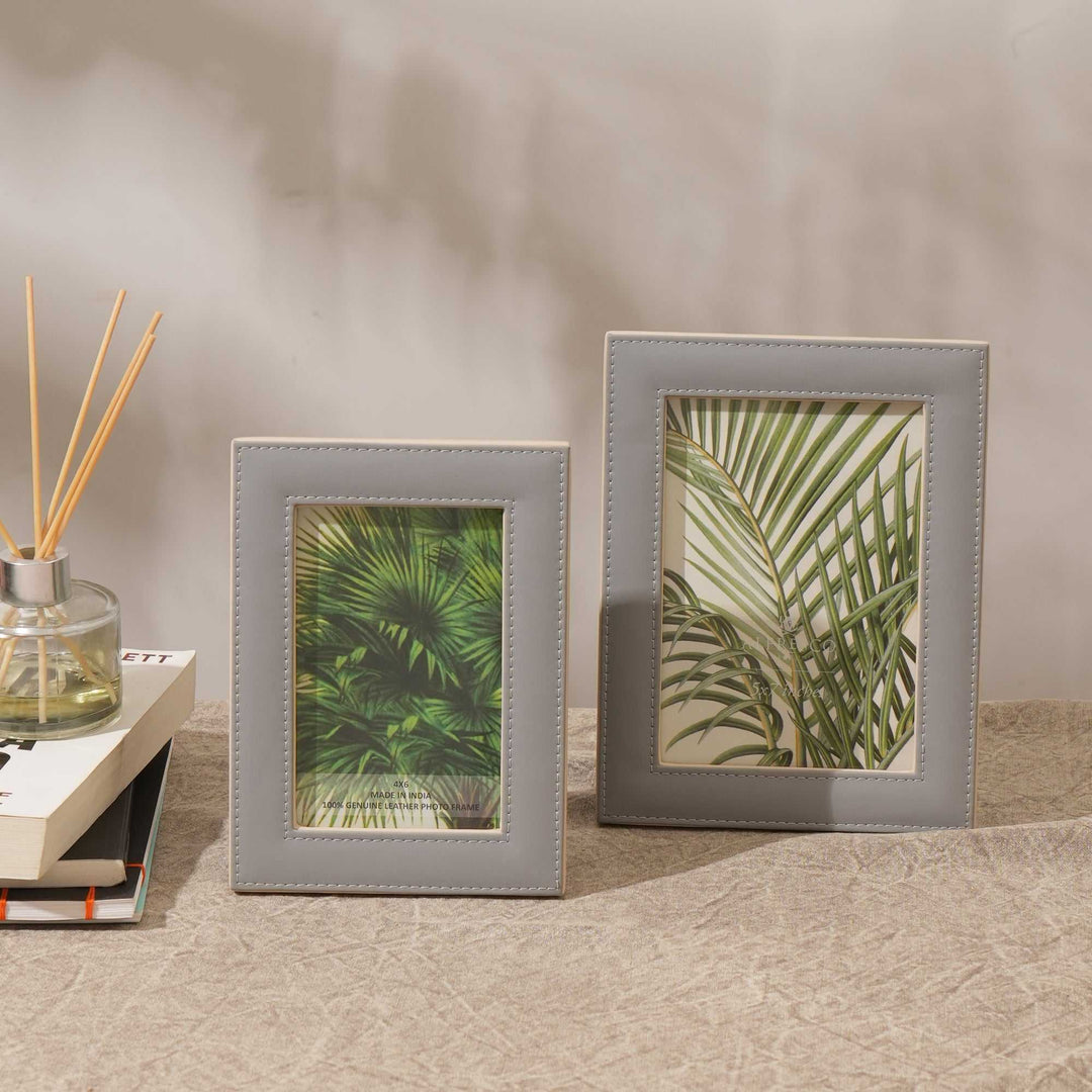 Sleek Grey Photo Frame for Displaying Your Favorite Memories