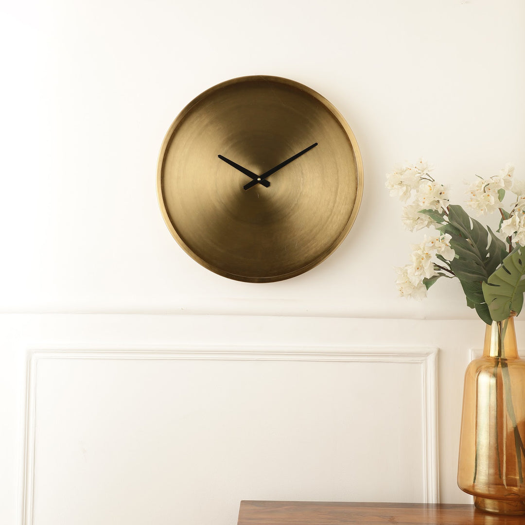 Expobazaar Metallica - Wall Clock Gold