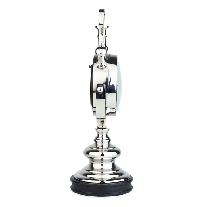 Expobazaar Aristotime Table Clock In Silver