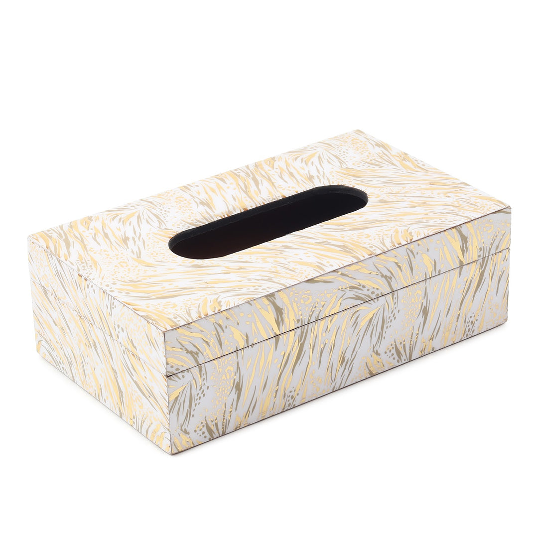 Expobazaar Zivra Gold Tissue Box