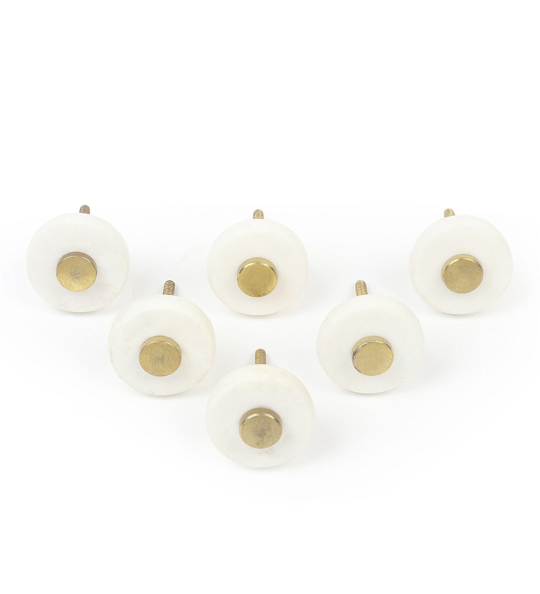 Orla Natural Marble Furniture Knobs Set of 6 view 5