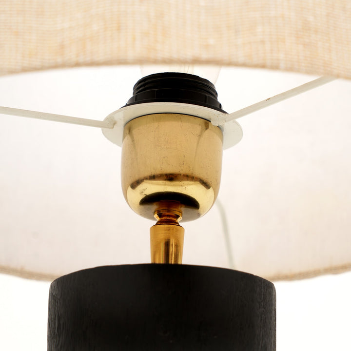 Wooden Table Lamp for Living Room & Bedroom view 5