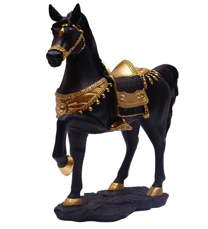Expobazaar Royal Horse Resin Figurine for Luxury Decor