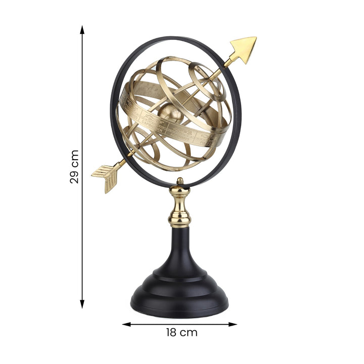 Expobazaar Astral Gold Metal Globe