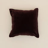 Russet Velvet Blanket Stitch Cushion