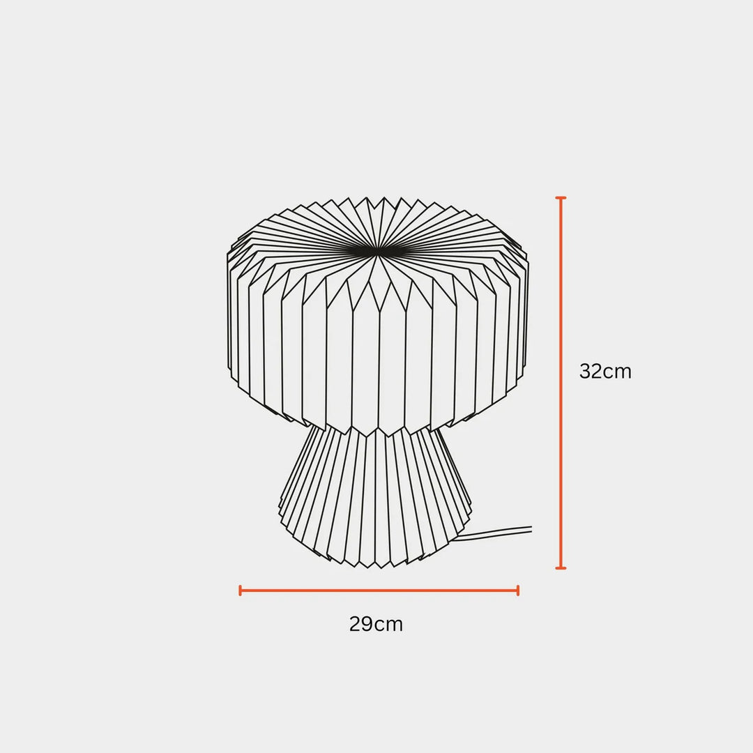 Expobazaar Orilamp Origami Black Table Lamp