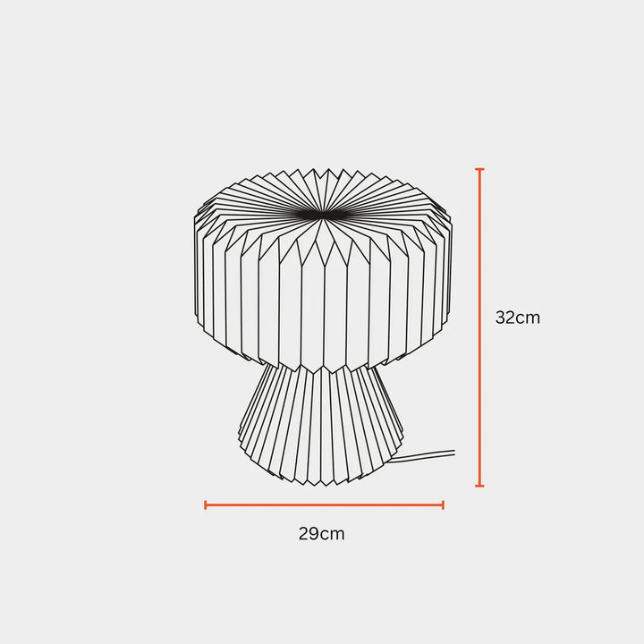 Expobazaar Orilamp Origami Black Table Lamp