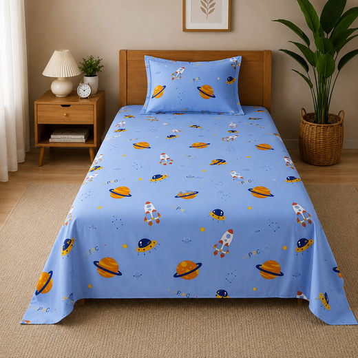 Kids Dreamy Animal Print Bedsheet