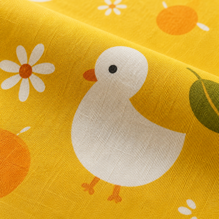Kids Cheerful Rainbow Print Bedsheet