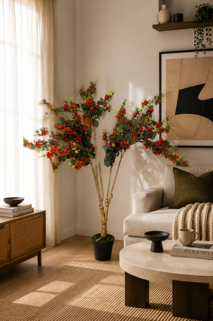 Expobazaar Vibrant Bougainvillea Tree for Elegant Home Décor With Pot