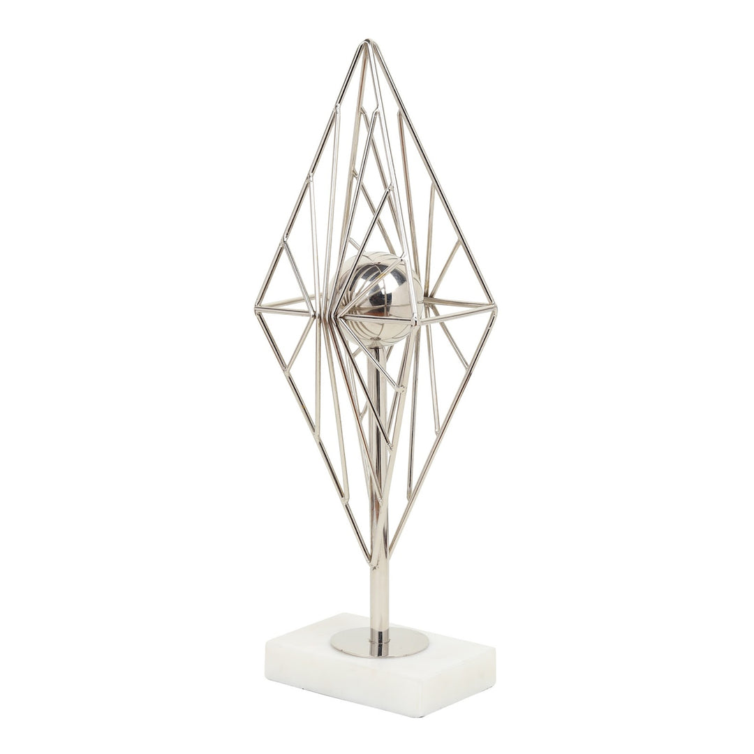 Expobazaar Diamond Prism Decor in Silver