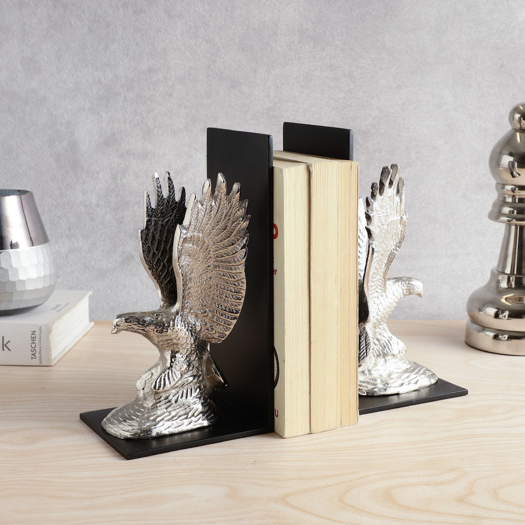 Expobazaar The Helion Pair Bookend Silver