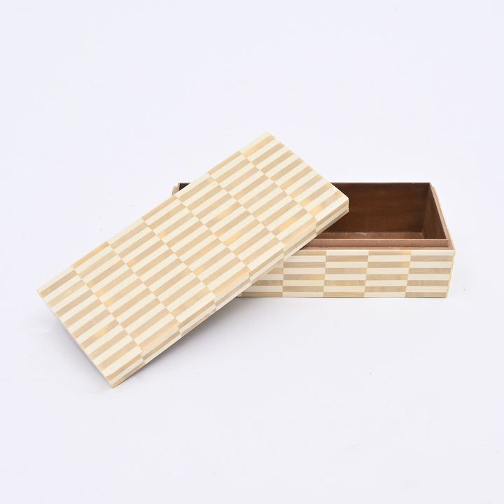 Ivory Inlay Decorative Storage Box Large