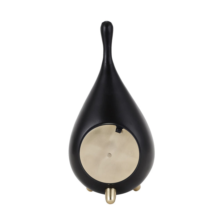 Expobazaar Time Drop In Black Gold Clock