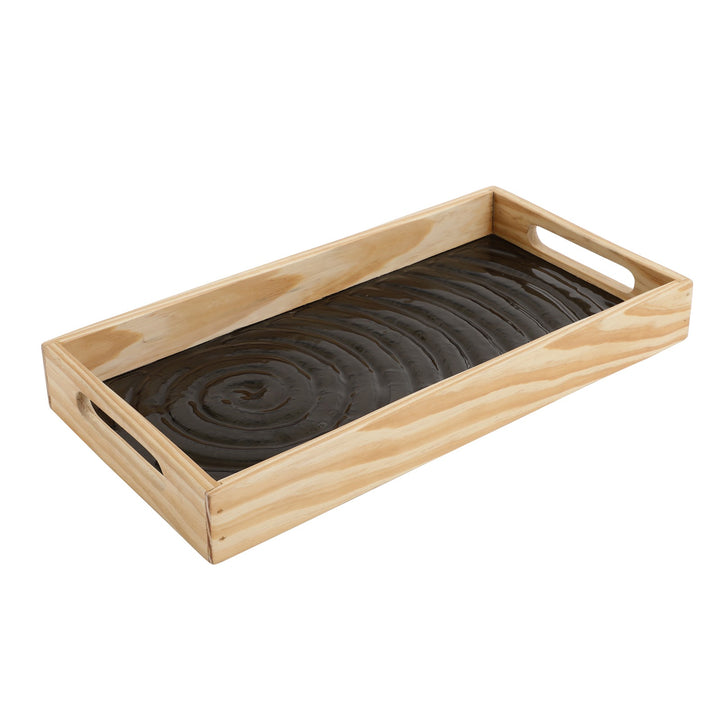 Expobazaar Duran Spiral Glass Tray