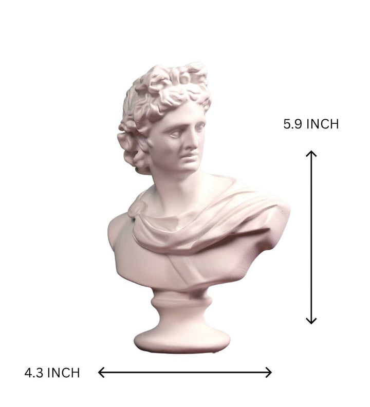 Expobazaar Classic David Bust Resin Sculpture for Elegant Decor