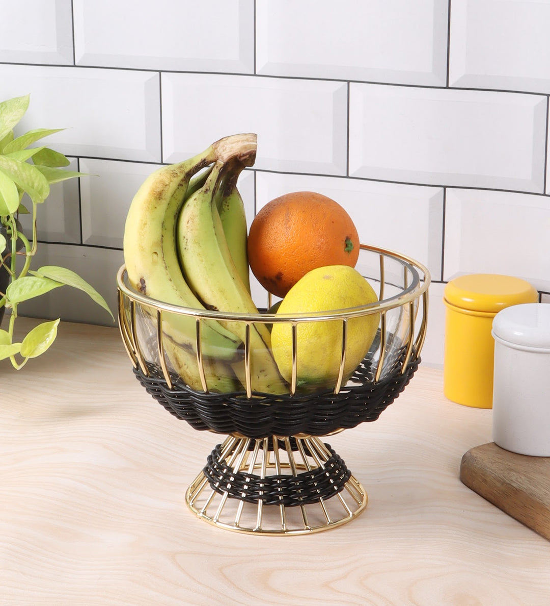 Expobazaar Elowen Bloom Medium Bowl Gold