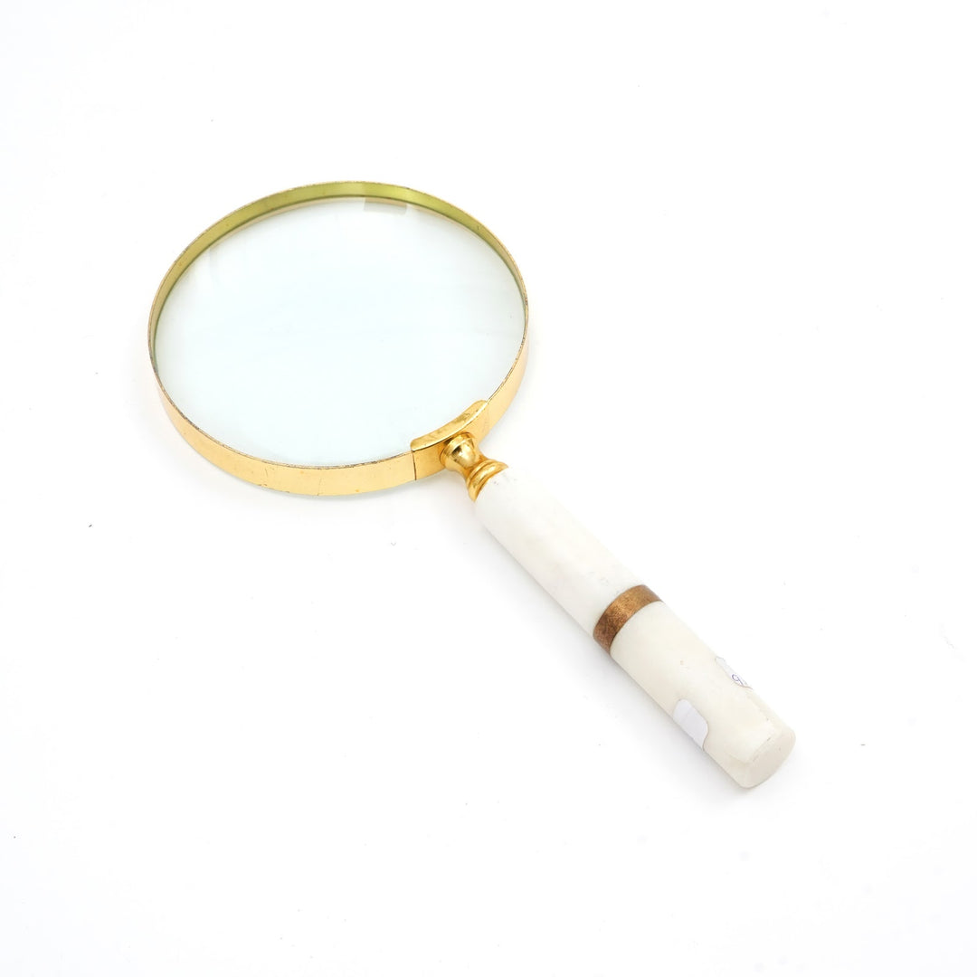 Bealor Marble Handle Handheld Table Magnifier