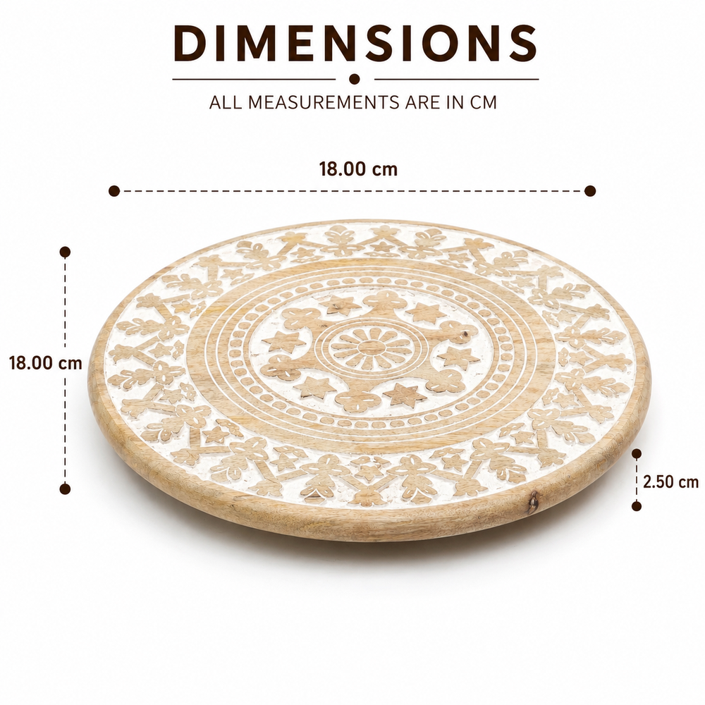 Ornate Rotating Serving Lazy Susan