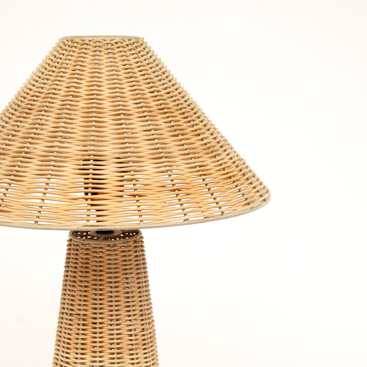 Rattan Table Lamp for Living Room & Bedroom view 5