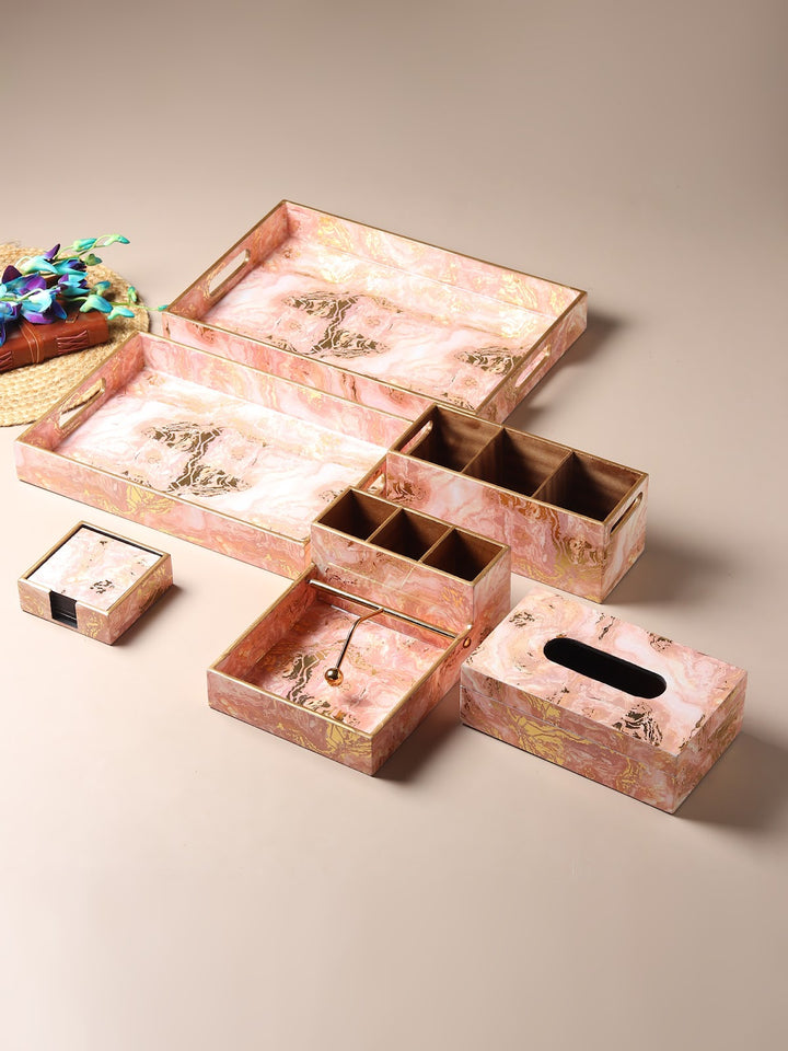 Expobazaar Rosa Perlino Tissue Box