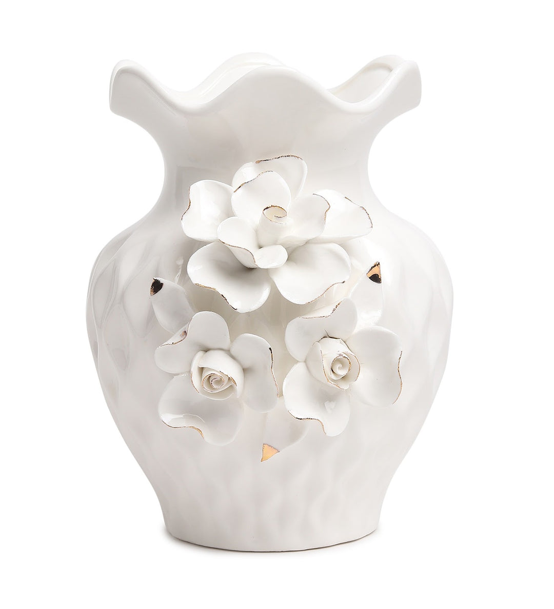 Odetta Fleur Three Blossom Porcelain Vase view 4