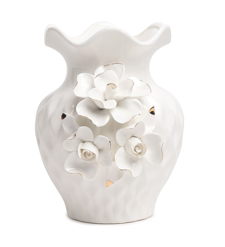 Odetta Fleur Three Blossom Porcelain Vase view 4