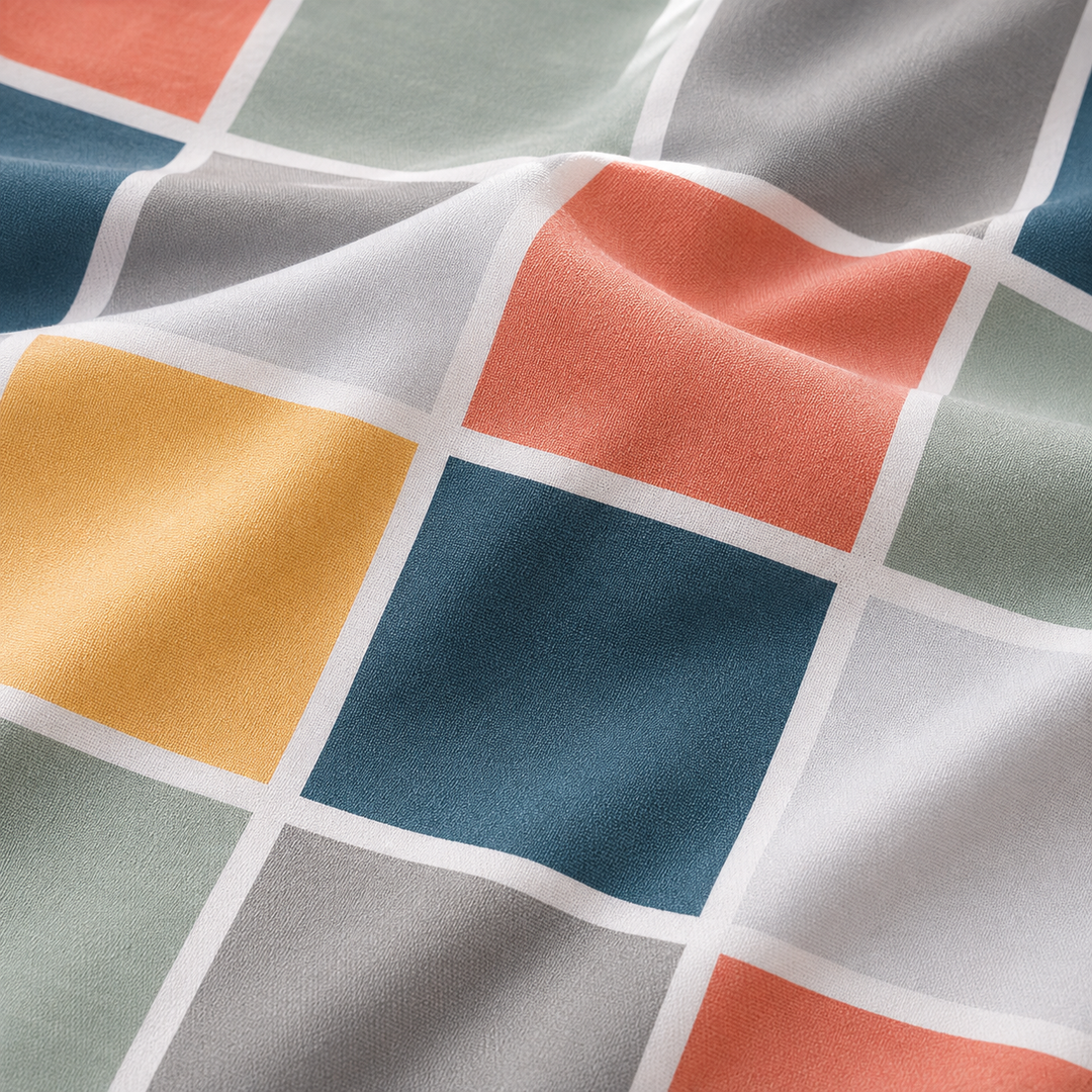 Kids Playful Abstract Print Bedsheet