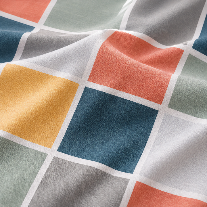 Kids Playful Abstract Print Bedsheet