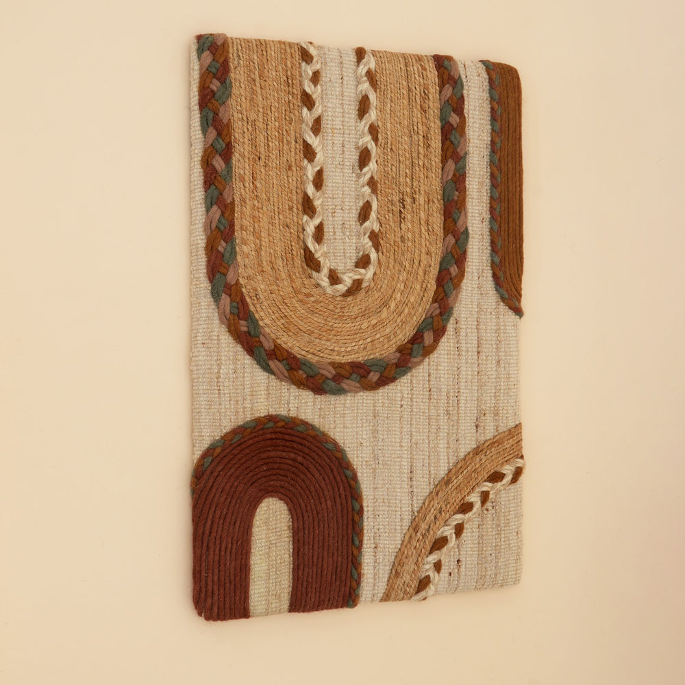 Abstract Arches Jute and Wool Wall Art, View 5