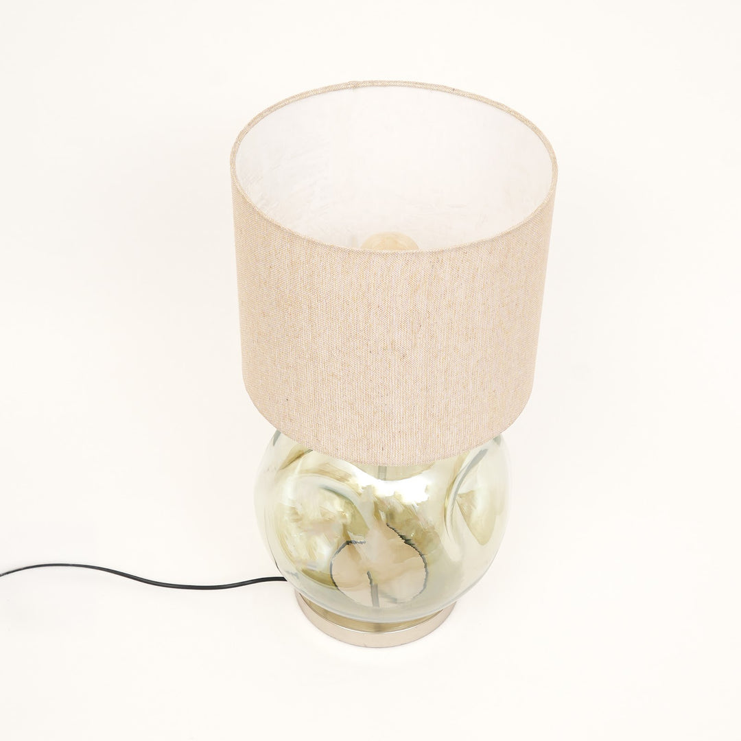 Frosted Glass Table Lamp for Living Room & Bedroom - Clear view 3