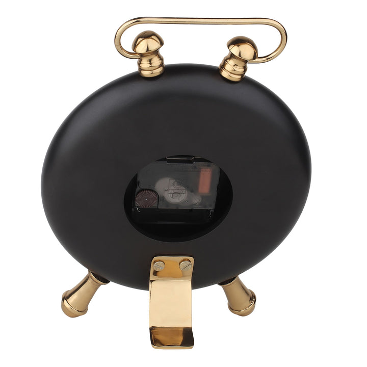 Expobazaar Essence Desk Black  Aluminium Table Clock