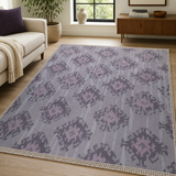 Expobazaar handwoven wool patch kilim rug VCD-10047