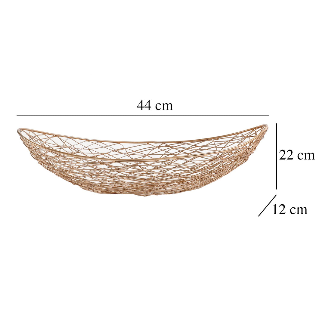 Expobazaar Vivian Basket in copper
