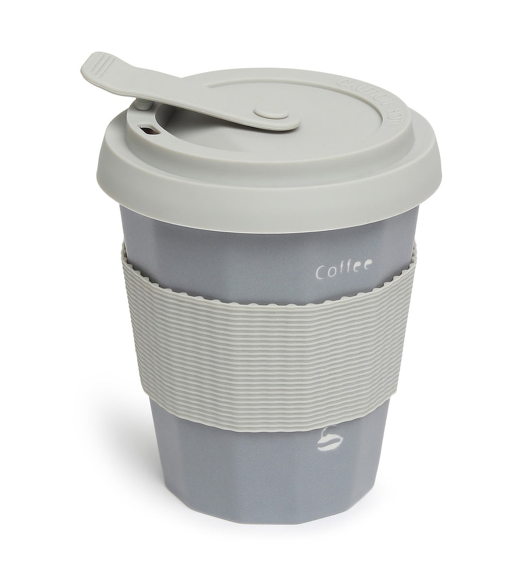 Milo Happy Ceramic Coffee Tumbler with Lid and Strap Blue view 5