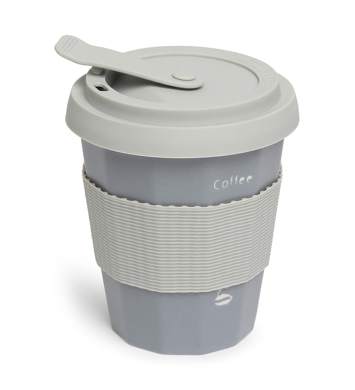 Milo Happy Ceramic Coffee Tumbler with Lid and Strap Blue view 5