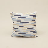 Abstract Brushstroke Embroidered Cushion Cover