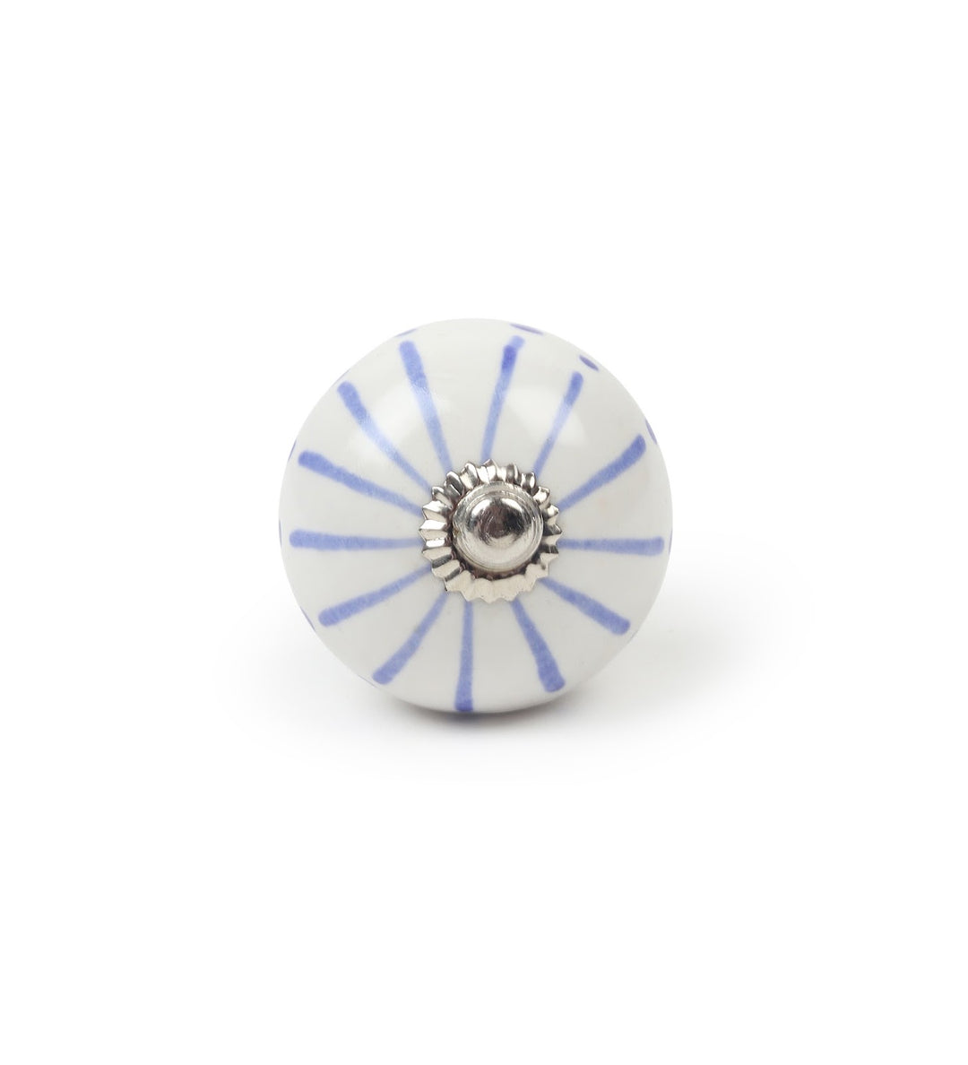Estoria Blue Pottery Style Ceramic Knobs Set of 6 view 4