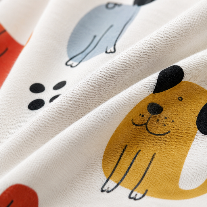 Kids Whimsical Animal Print Bedsheet