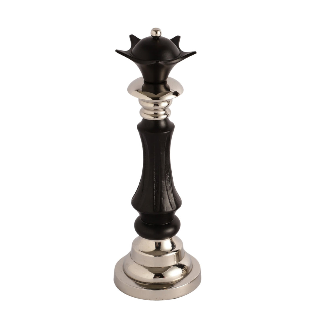 Expobazaar Regina Victoris Silver Black Queen Chess