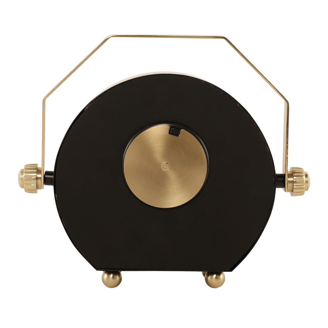 Expobazaar Kent Clock In Black Gold