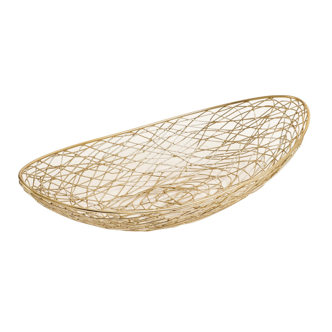 Expobazaar Vivian Basket in gold