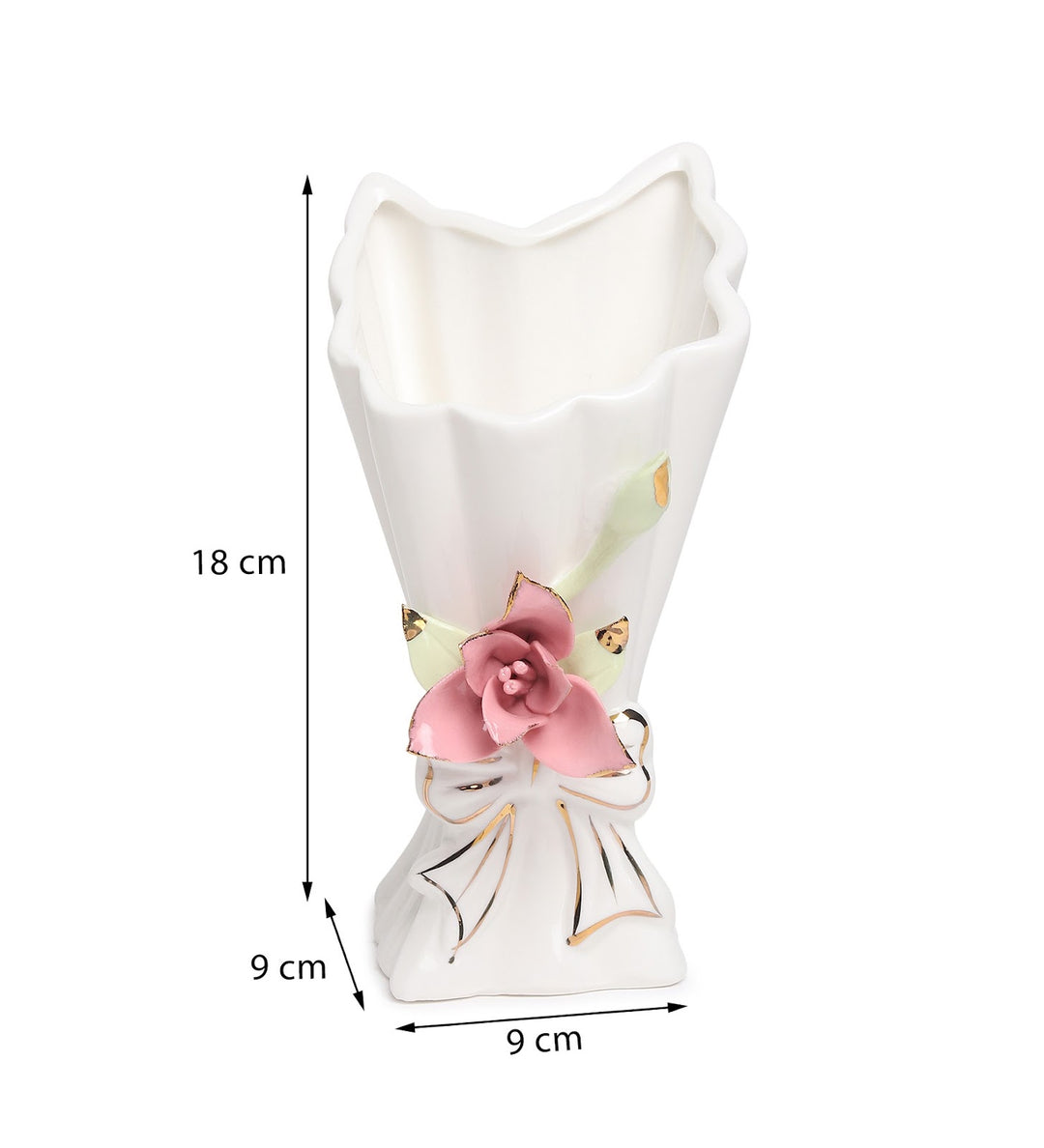 Isolde Fleur Climbing Bloom Porcelain Bud Vase view 3