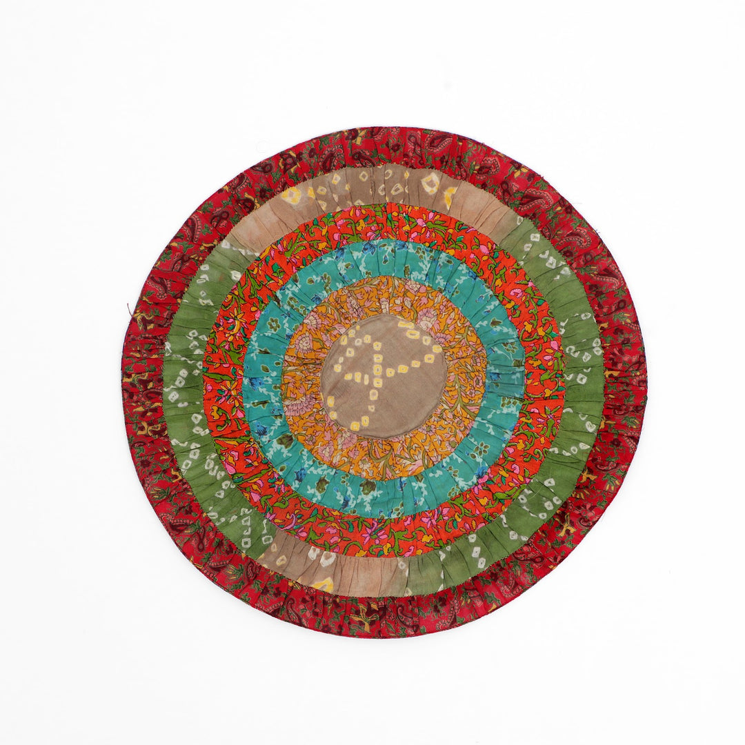 Silk Round Table Mat Set of 2, view 18